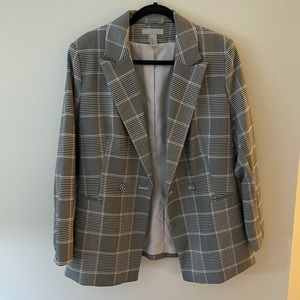 H&M Plaid Blazer - 12